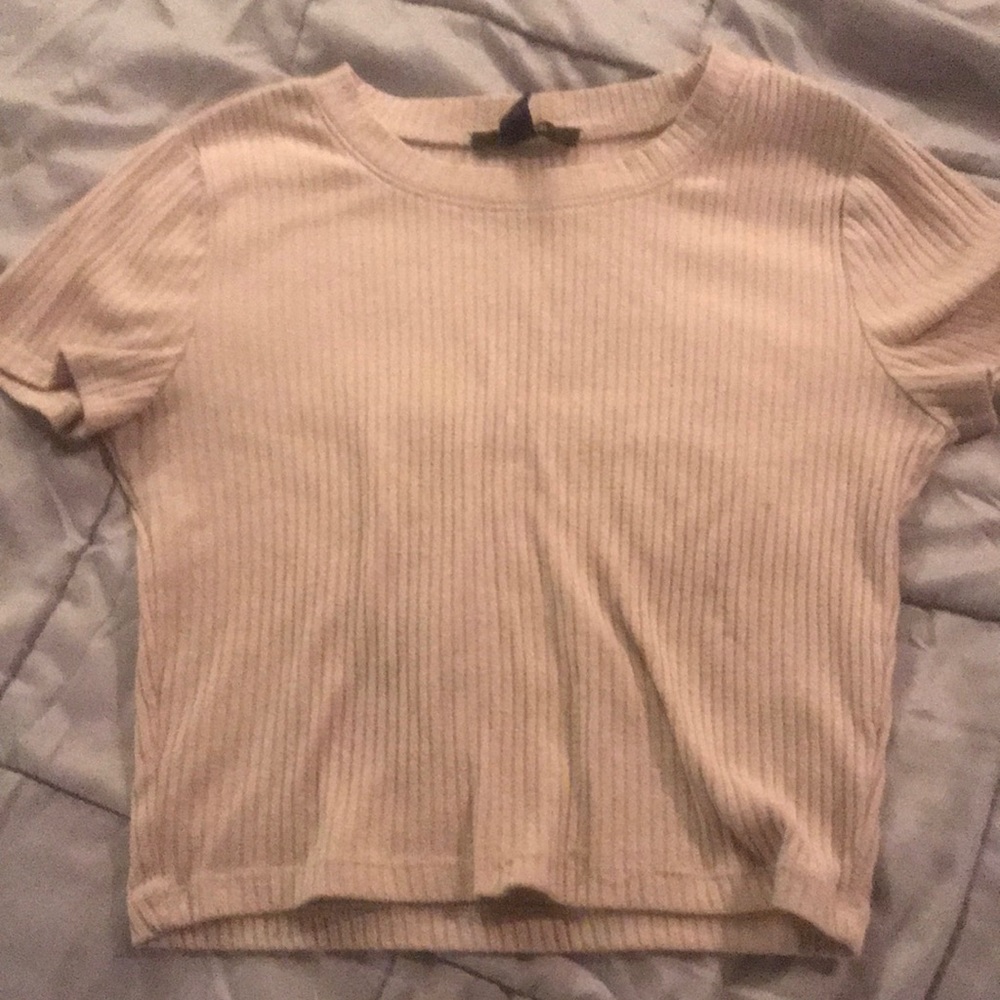 Light pink crop top